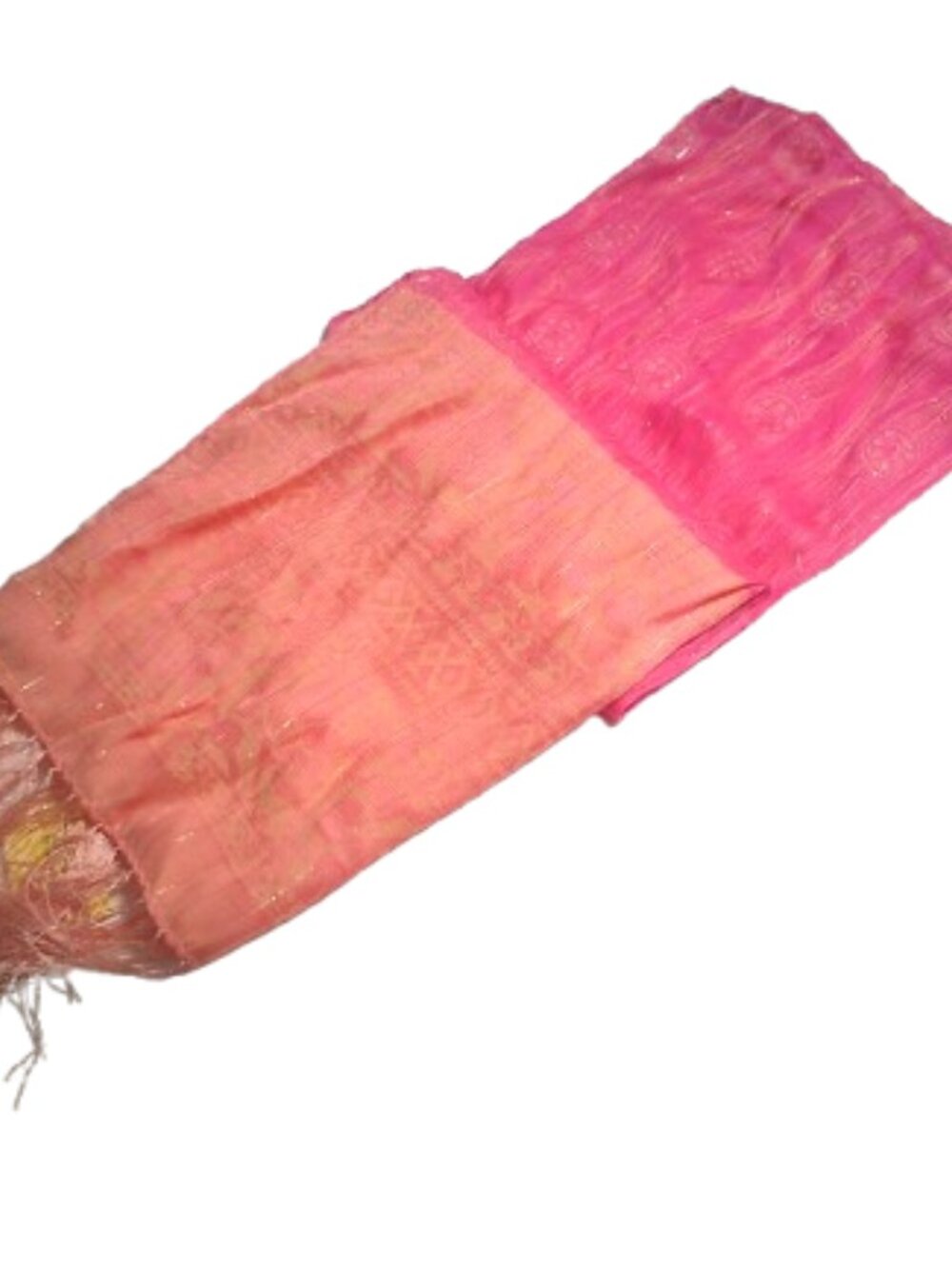 100% Silk Scarf made in Vietnam 3 Layers of Silk 22"x68" - Picture 6 of 7